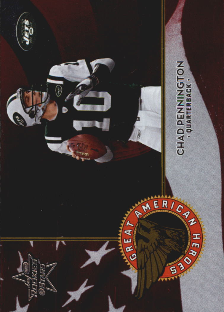 2004 Leaf Rookies and Stars Great American Heroes Red #GAH2 Chad Pennington