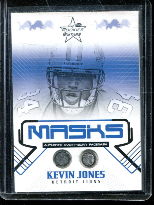 2004 Leaf Rookies and Stars Masks #M17 Kevin Jones