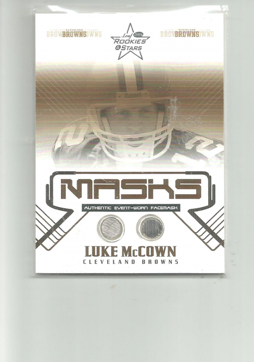 2004 Leaf Rookies and Stars Masks #M31 Luke McCown