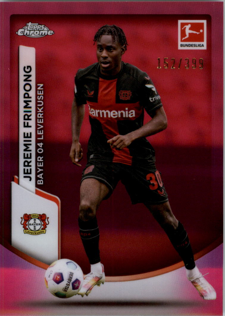 2023-24 Topps Chrome Bundesliga Magenta Refractors Soccer Card Pick (Inserts) - Picture 34 of 59