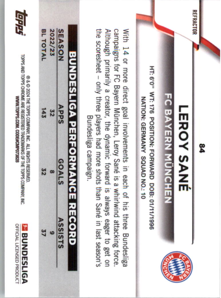 2023-24 Topps Chrome Bundesliga Refractors Soccer Card Pick (Inserts) - Picture 169 of 199