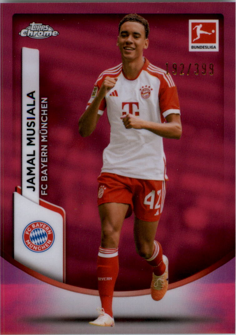 2023-24 Topps Chrome Bundesliga Magenta Refractors Soccer Card Pick (Inserts) - Picture 48 of 59