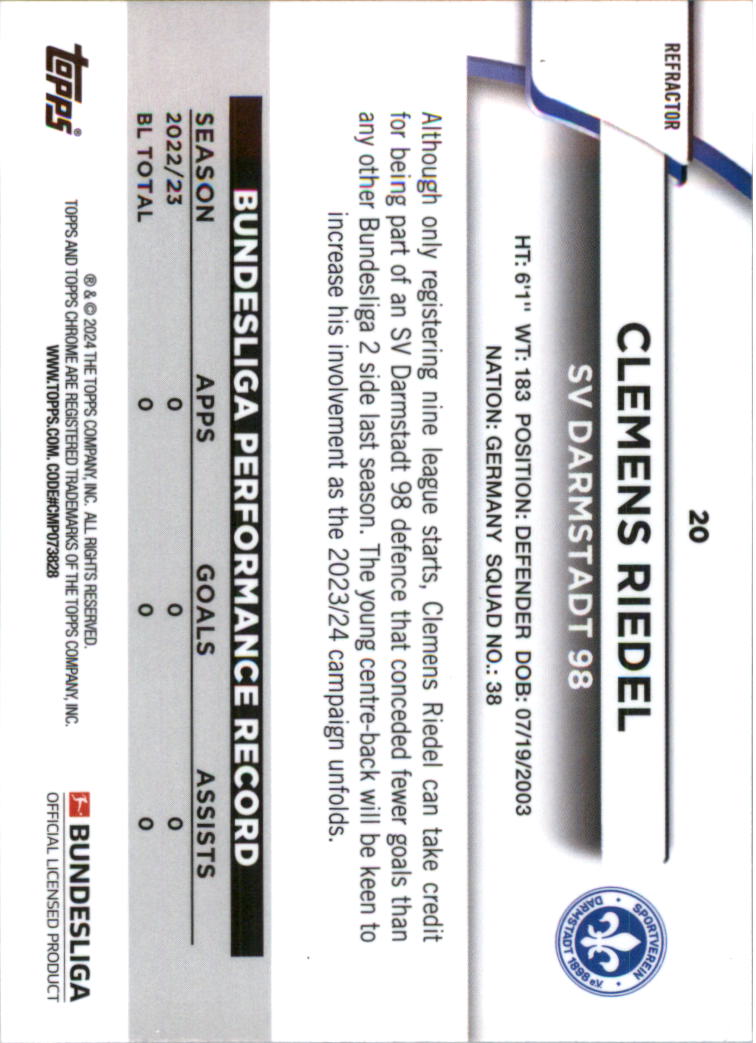 2023-24 Topps Chrome Bundesliga Refractors Soccer Card Pick (Inserts) - Picture 41 of 199