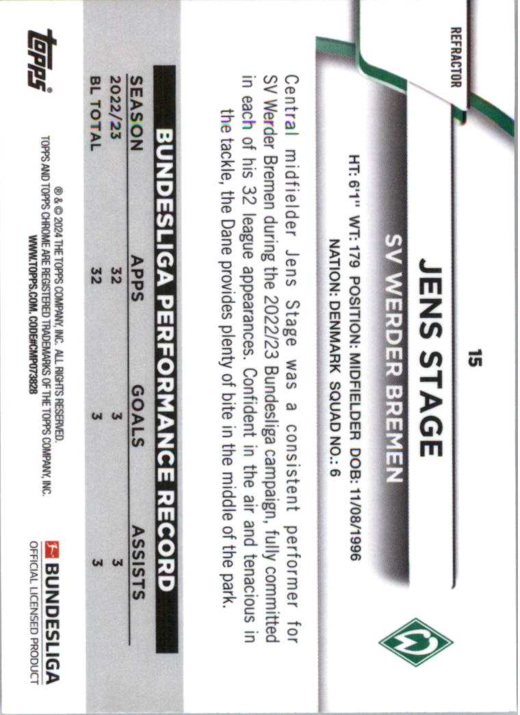 2023-24 Topps Chrome Bundesliga Refractors Soccer Card Pick (Inserts) - Picture 31 of 199