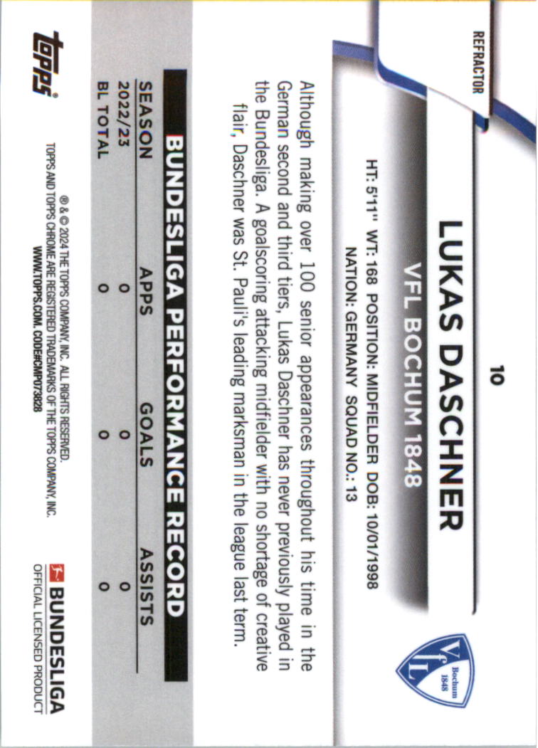 2023-24 Topps Chrome Bundesliga Refractors Soccer Card Pick (Inserts) - Picture 21 of 199