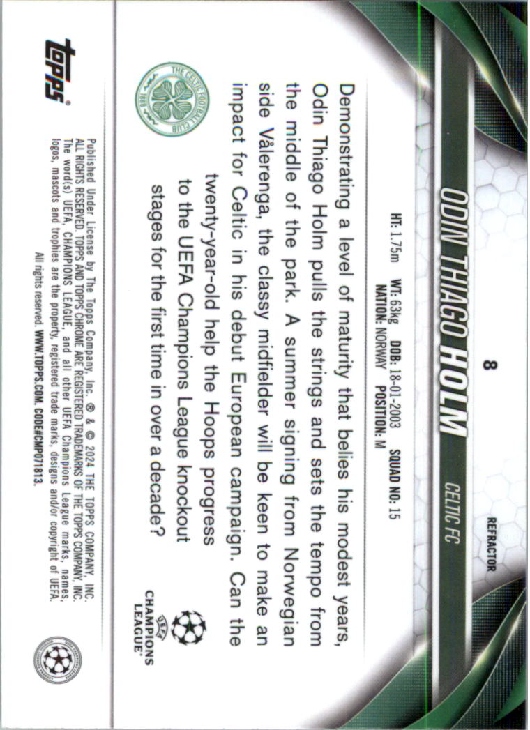 2023-24 Topps Chrome UEFA Club Competitions Refractor Soccer Card Pick (Inserts) - Picture 11 of 231