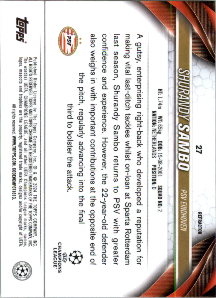2023-24 Topps Chrome UEFA Club Competitions Refractor Soccer Card Pick (Inserts) - Picture 35 of 231