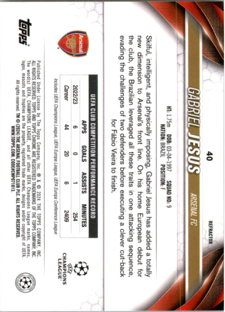 2023-24 Topps Chrome UEFA Club Competitions Refractor Soccer Card Pick (Inserts) - Picture 49 of 231