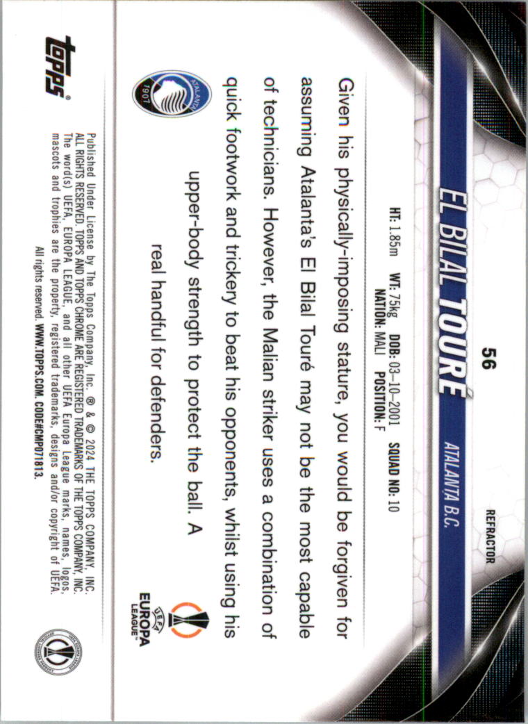 2023-24 Topps Chrome UEFA Club Competitions Refractor Soccer Card Pick (Inserts) - Picture 63 of 231
