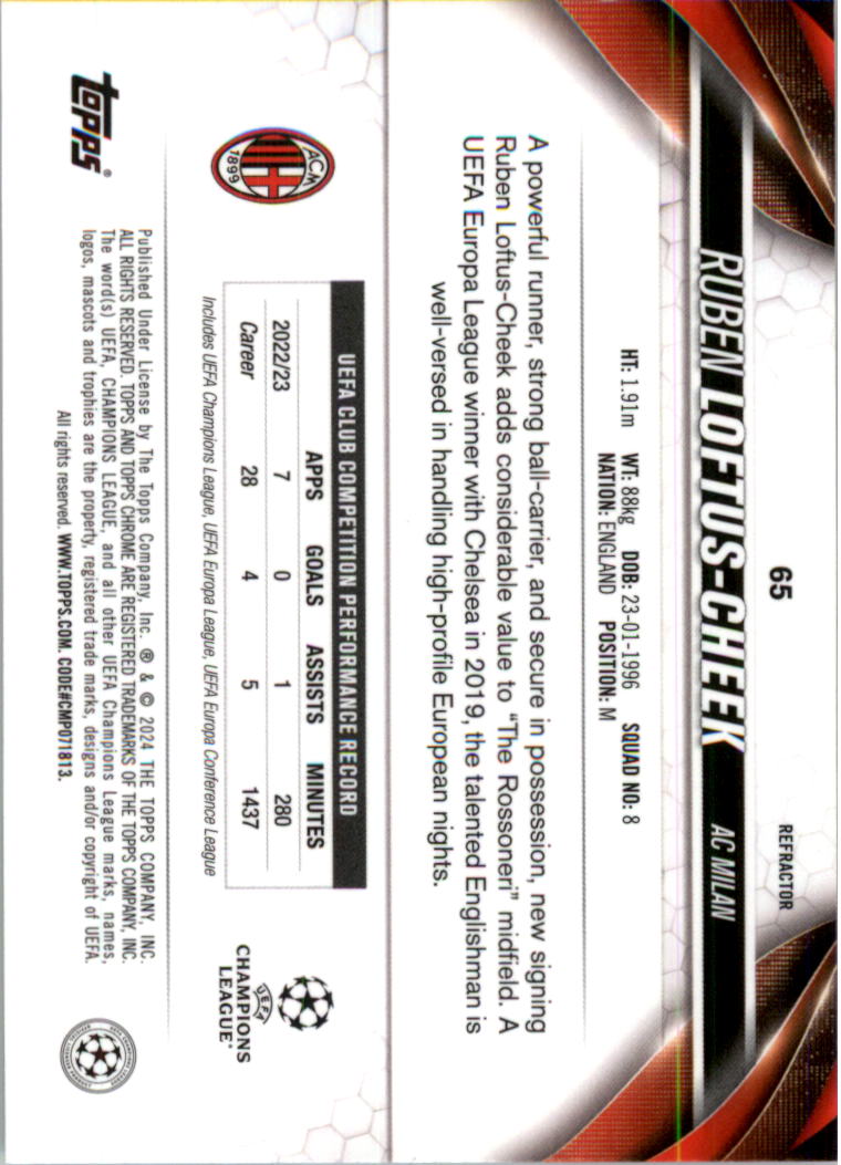 2023-24 Topps Chrome UEFA Club Competitions Refractor Soccer Card Pick (Inserts) - Picture 67 of 231