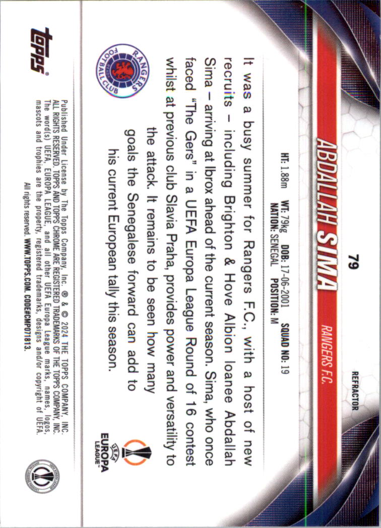 2023-24 Topps Chrome UEFA Club Competitions Refractor Soccer Card Pick (Inserts) - Picture 83 of 231