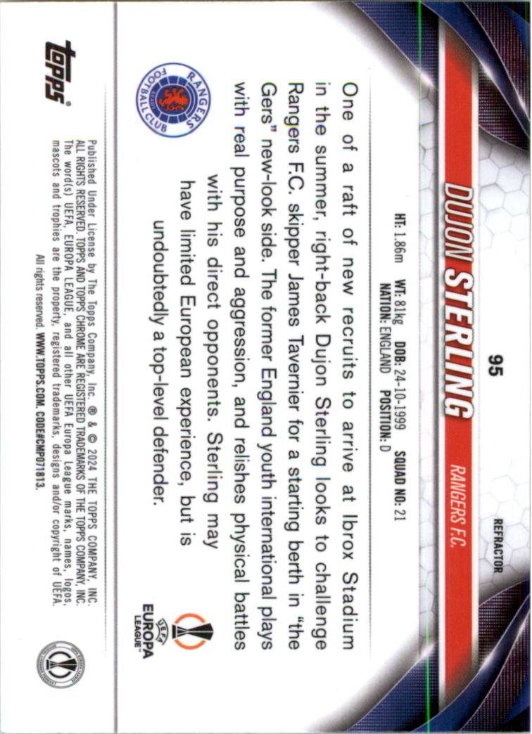 2023-24 Topps Chrome UEFA Club Competitions Refractor Soccer Card Pick (Inserts) - Picture 101 of 231