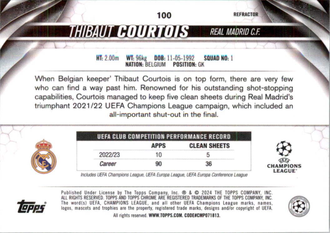 2023-24 Topps Chrome UEFA Club Competitions Refractor Soccer Card Pick (Inserts) - Picture 111 of 231