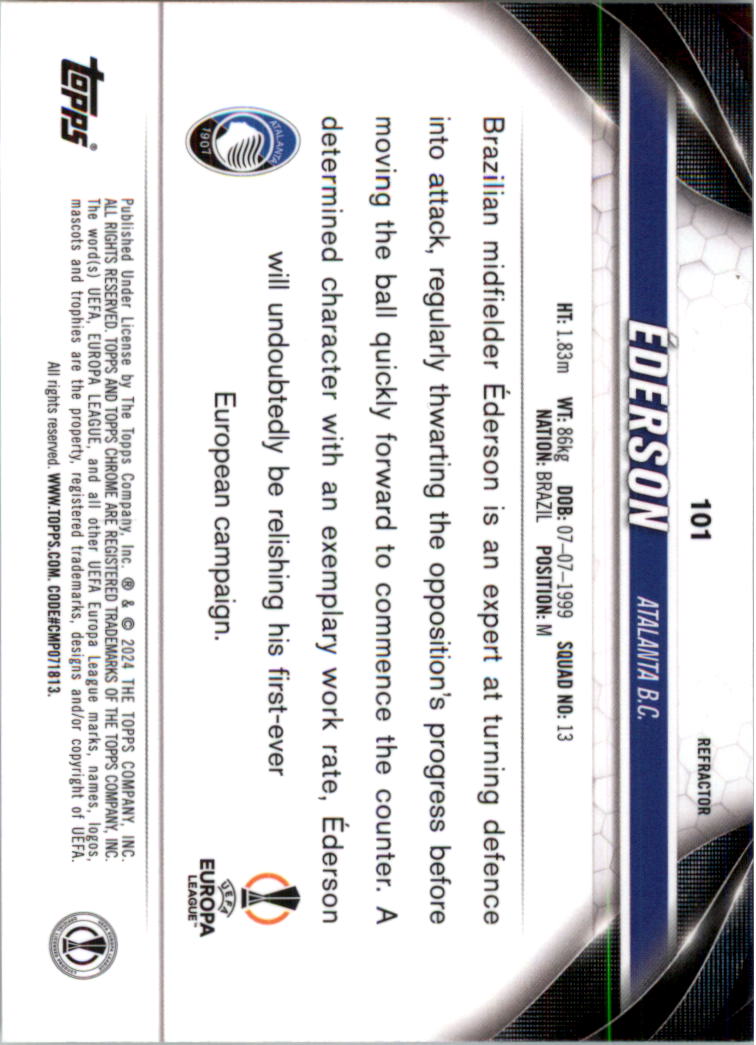 2023-24 Topps Chrome UEFA Club Competitions Refractor Soccer Card Pick (Inserts) - Picture 113 of 231