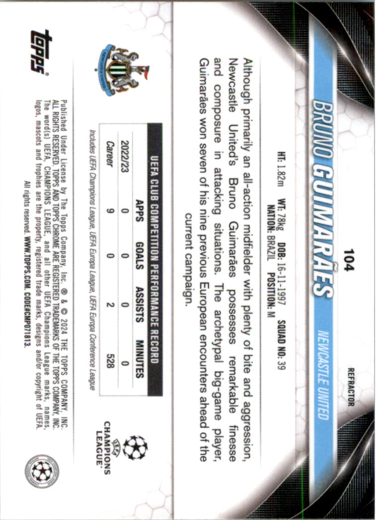 2023-24 Topps Chrome UEFA Club Competitions Refractor Soccer Card Pick (Inserts) - Picture 119 of 231