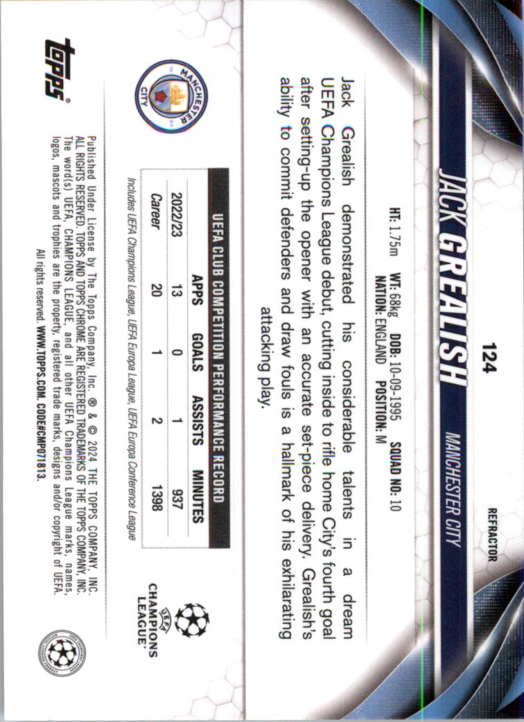 2023-24 Topps Chrome UEFA Club Competitions Refractor Soccer Card Pick (Inserts) - Picture 143 of 231