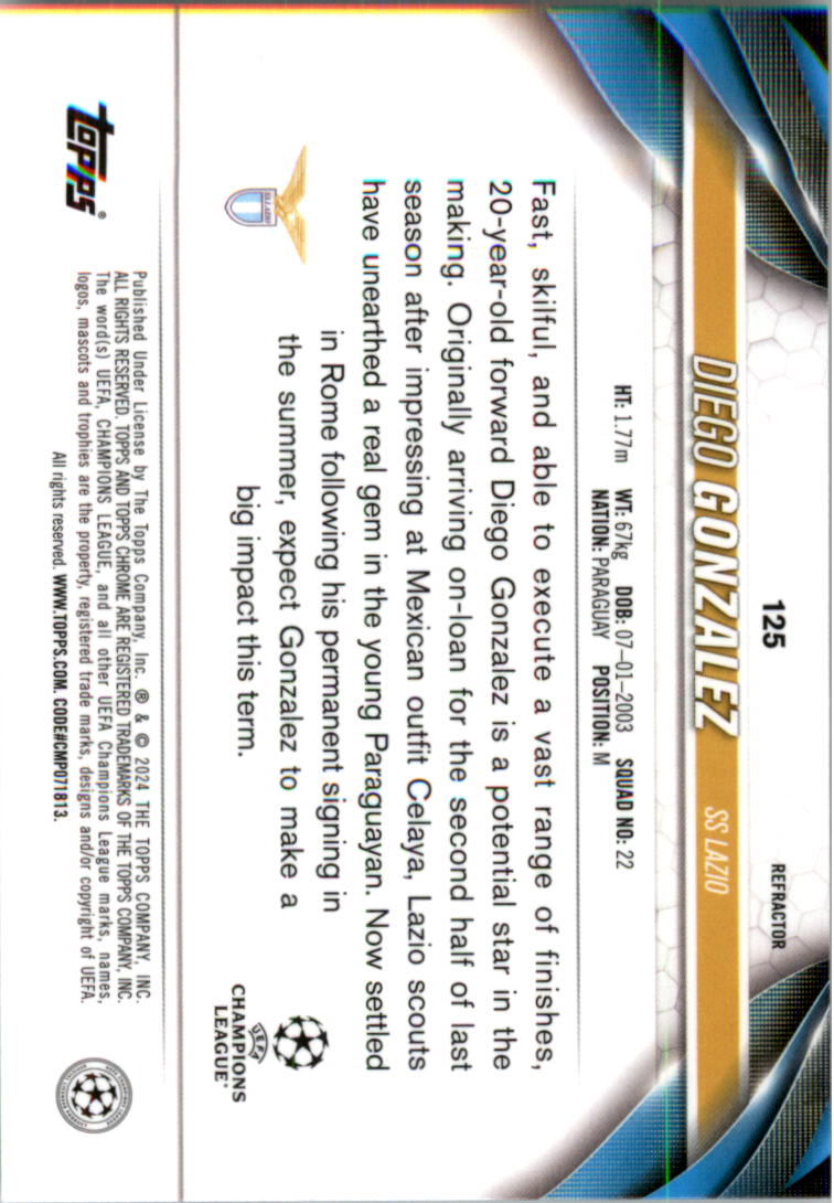 2023-24 Topps Chrome UEFA Club Competitions Refractor Soccer Card Pick (Inserts) - Picture 145 of 231