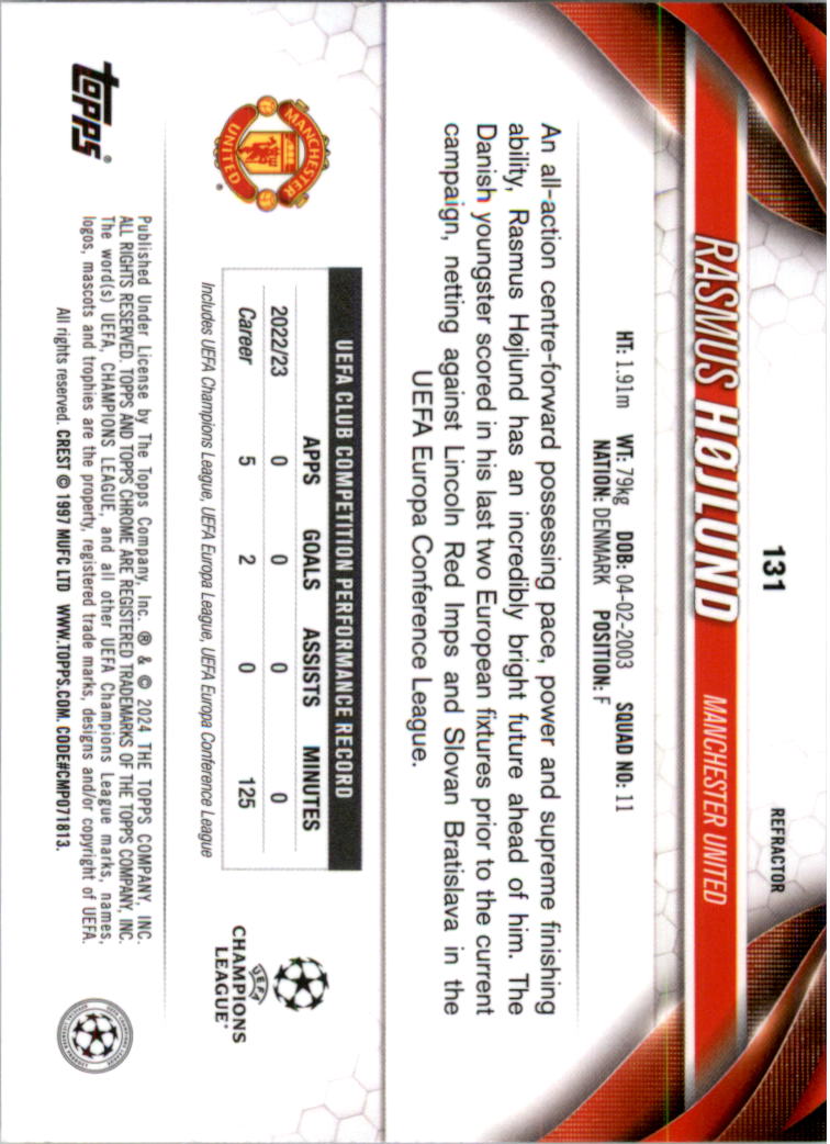 2023-24 Topps Chrome UEFA Club Competitions Refractor Soccer Card Pick (Inserts) - Picture 153 of 231
