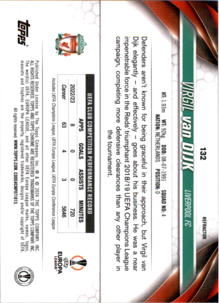2023-24 Topps Chrome UEFA Club Competitions Refractor Soccer Card Pick (Inserts) - Picture 155 of 231