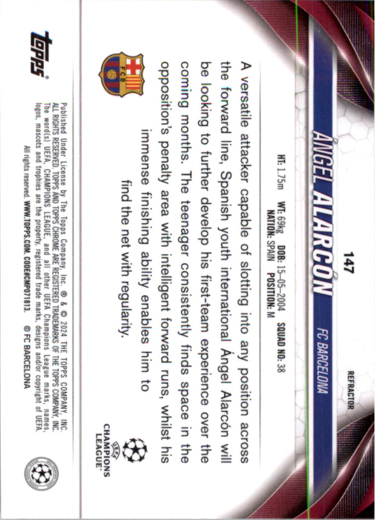 2023-24 Topps Chrome UEFA Club Competitions Refractor Soccer Card Pick (Inserts) - Picture 177 of 231