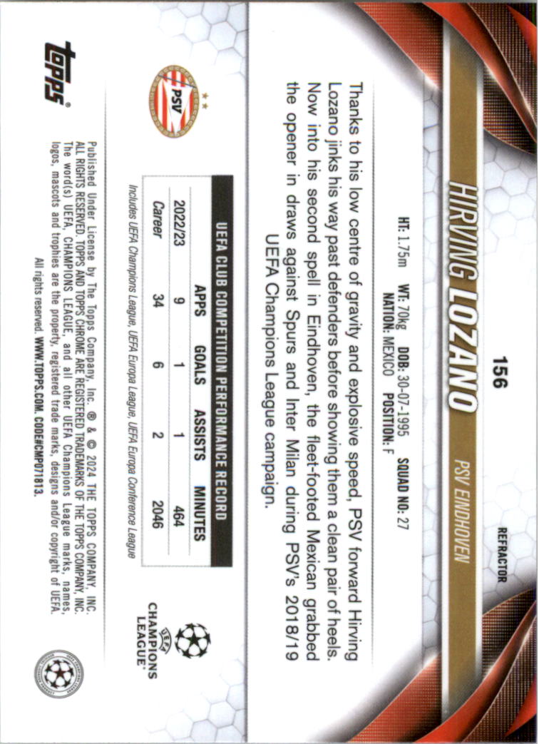 2023-24 Topps Chrome UEFA Club Competitions Refractor Soccer Card Pick (Inserts) - Picture 187 of 231