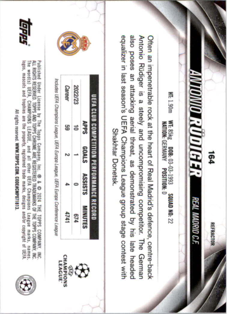 2023-24 Topps Chrome UEFA Club Competitions Refractor Soccer Card Pick (Inserts) - Picture 199 of 231