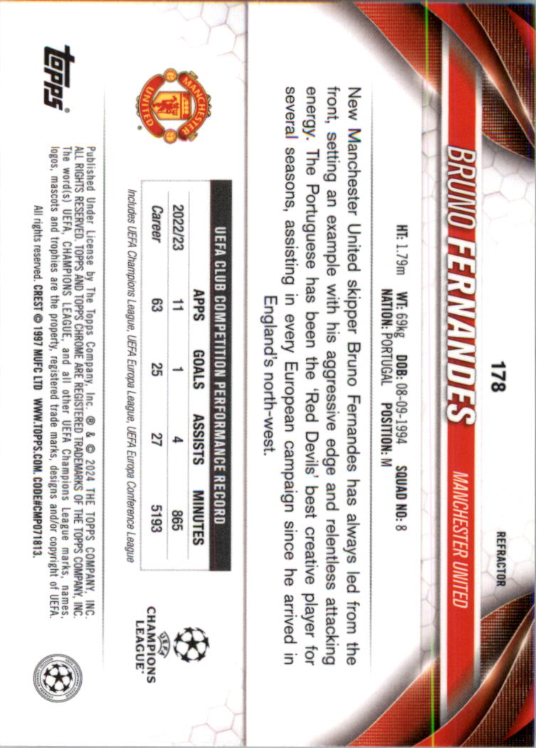 2023-24 Topps Chrome UEFA Club Competitions Refractor Soccer Card Pick (Inserts) - Picture 213 of 231