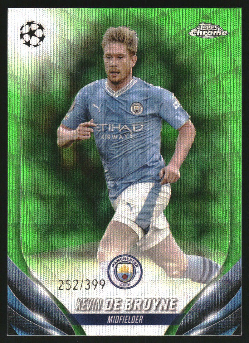 Topps Chrome Kevin De Bruyne auto /5 2023 Topps Chrome UEFA CC 