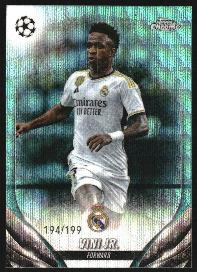 2023 Topps Chrome UEFA Club Competitions Pulsar Refractor Vini Jr