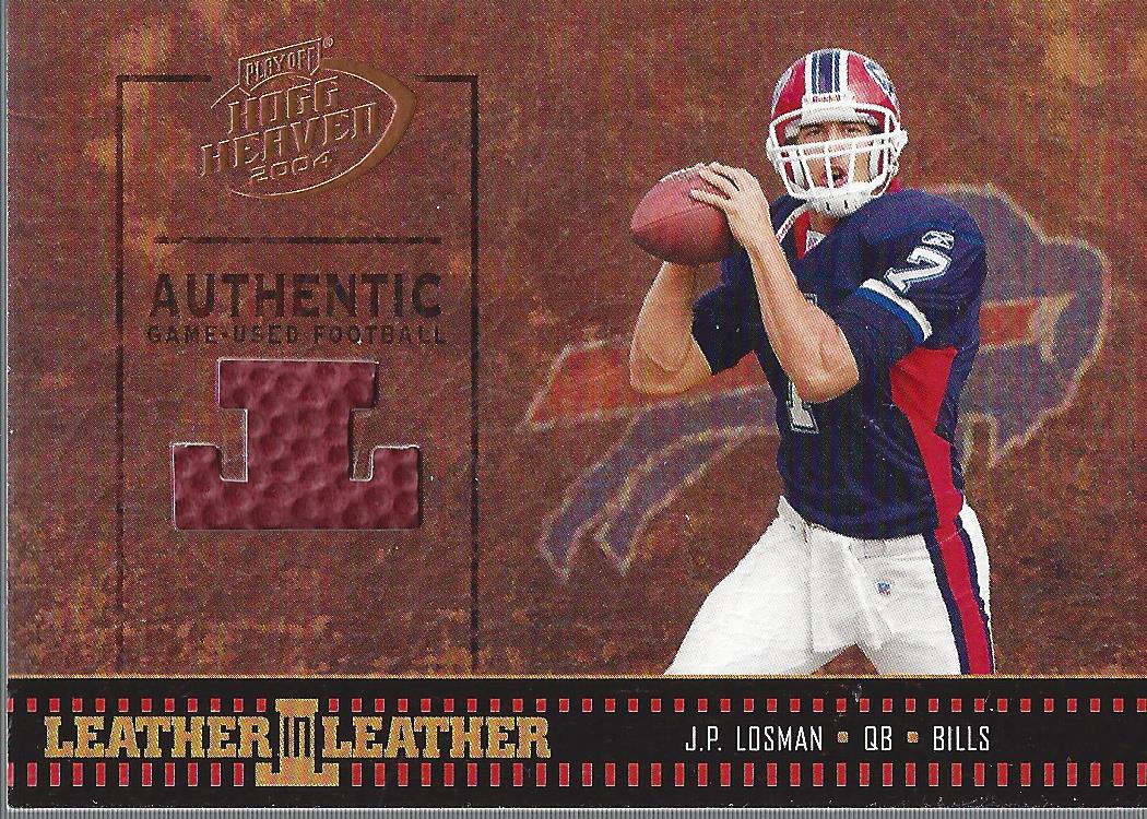 2004 Playoff Hogg Heaven Leather in Leather #LL24 J.P. Losman