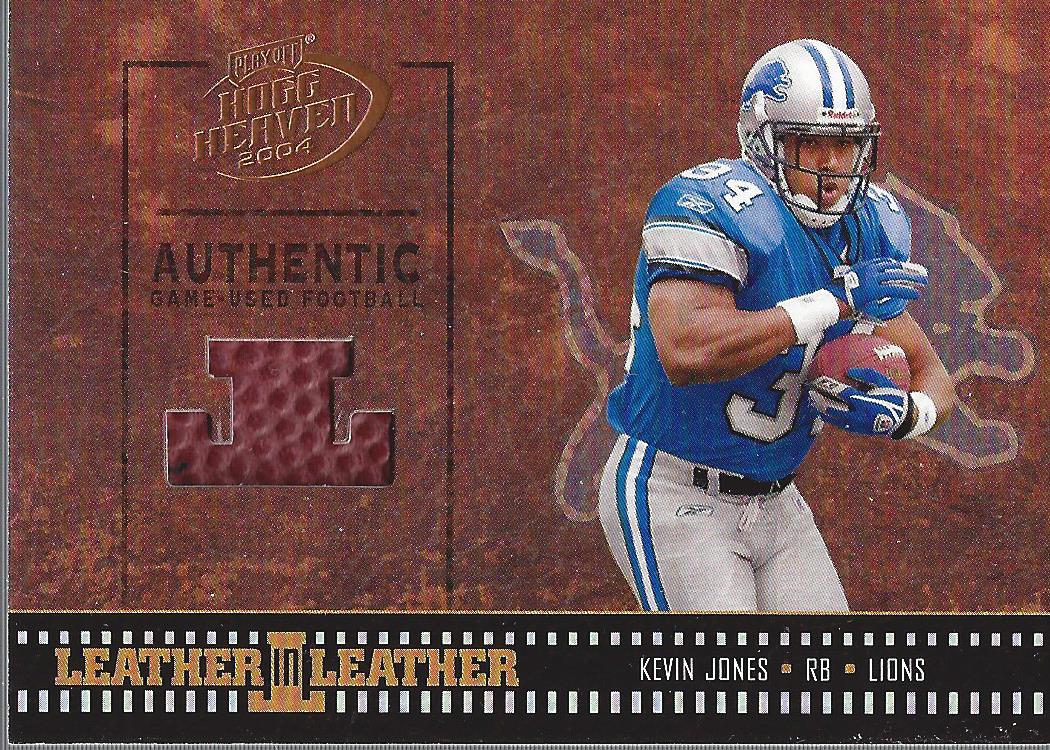 2004 Playoff Hogg Heaven Leather in Leather #LL31 Kevin Jones