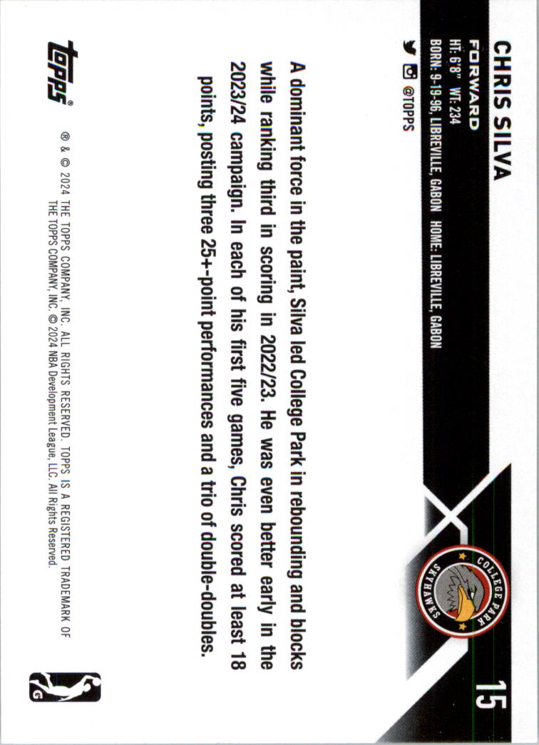 2023-24 Topps G League Basketball Card Pick (Base) - Picture 31 of 201