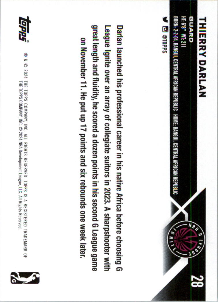 2023-24 Topps G League Basketball Card Pick (Base) - Picture 57 of 201