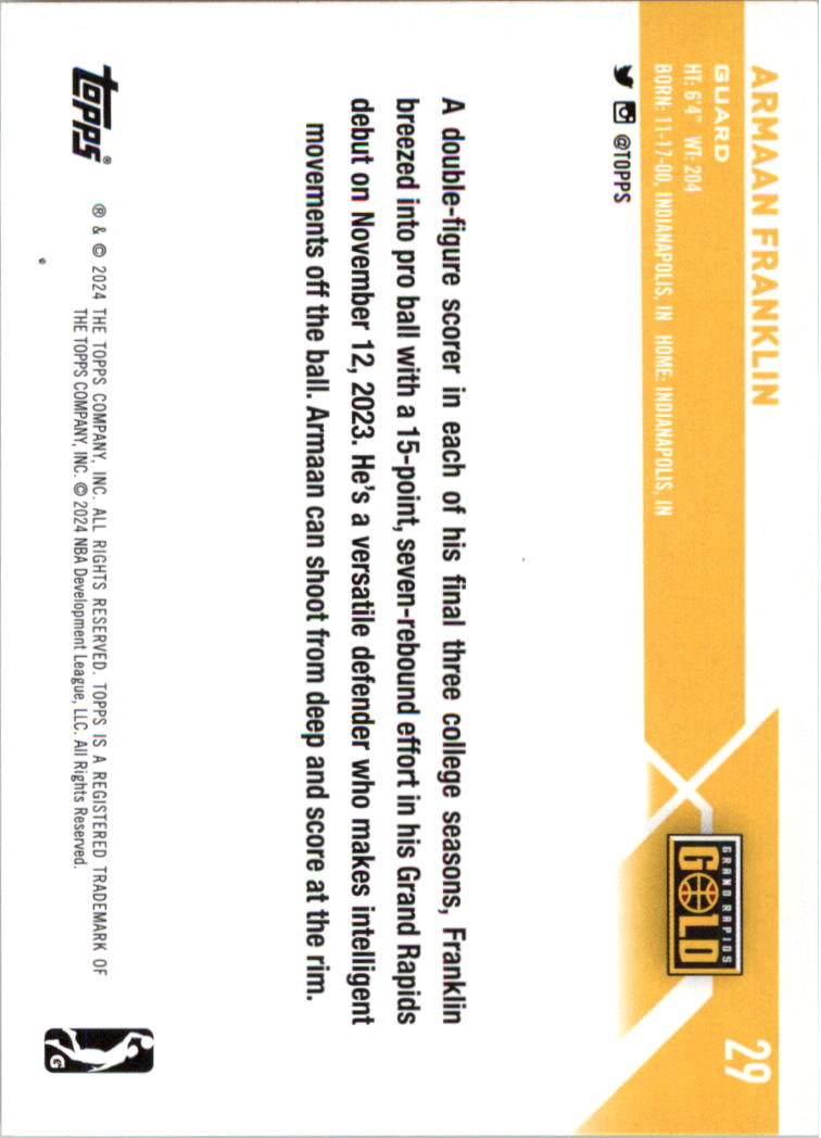 2023-24 Topps G League Basketball Card Pick (Base) - Picture 59 of 201