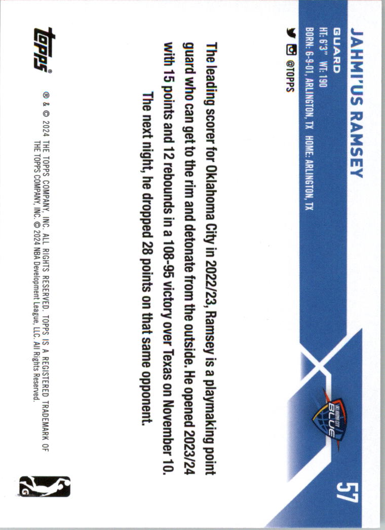 2023-24 Topps G League Basketball Card Pick (Base) - Picture 115 of 201