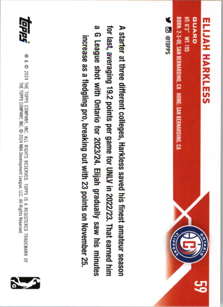 2023-24 Topps G League Basketball Card Pick (Base) - Picture 119 of 201