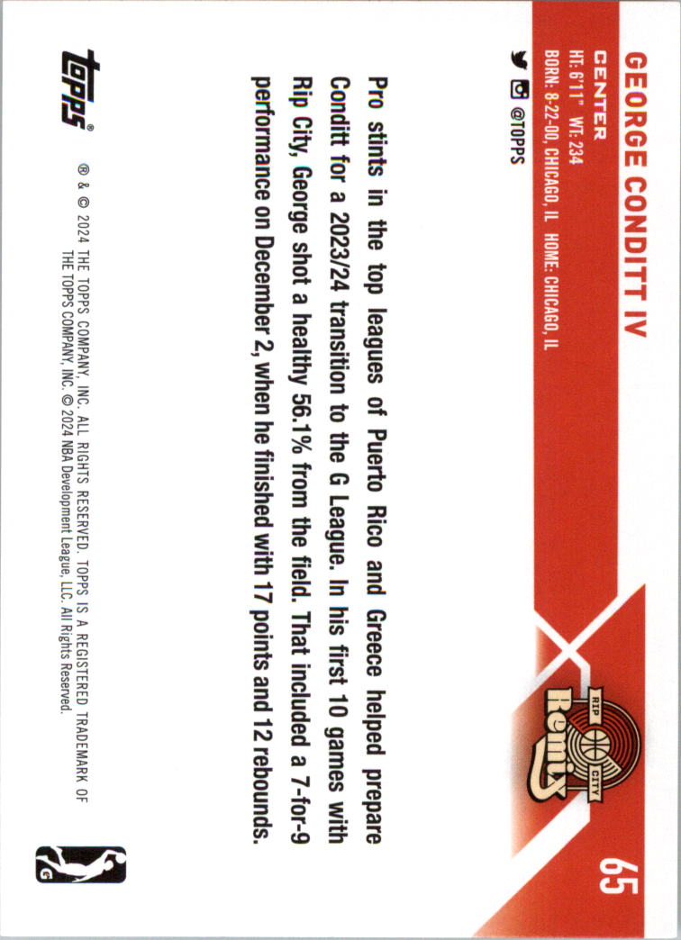 2023-24 Topps G League Basketball Card Pick (Base) - Picture 131 of 201