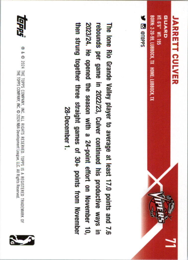 2023-24 Topps G League Basketball Card Pick (Base) - Picture 143 of 201