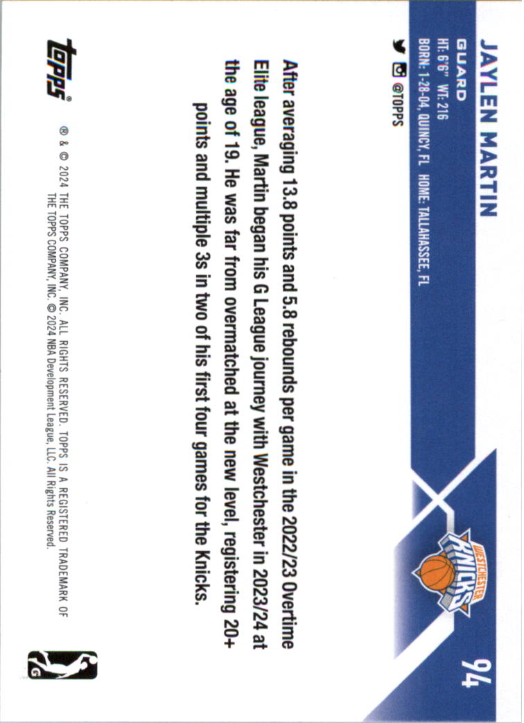 2023-24 Topps G League Basketball Card Pick (Base) - Picture 189 of 201