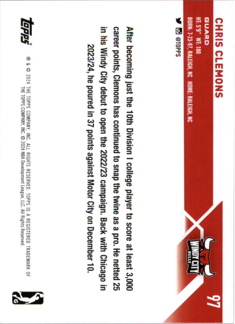 2023-24 Topps G League Basketball Card Pick (Base) - Picture 195 of 201