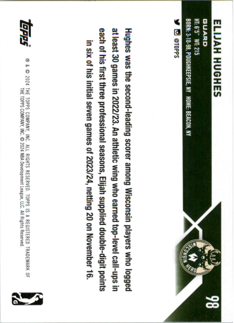 2023-24 Topps G League Basketball Card Pick (Base) - Picture 197 of 201
