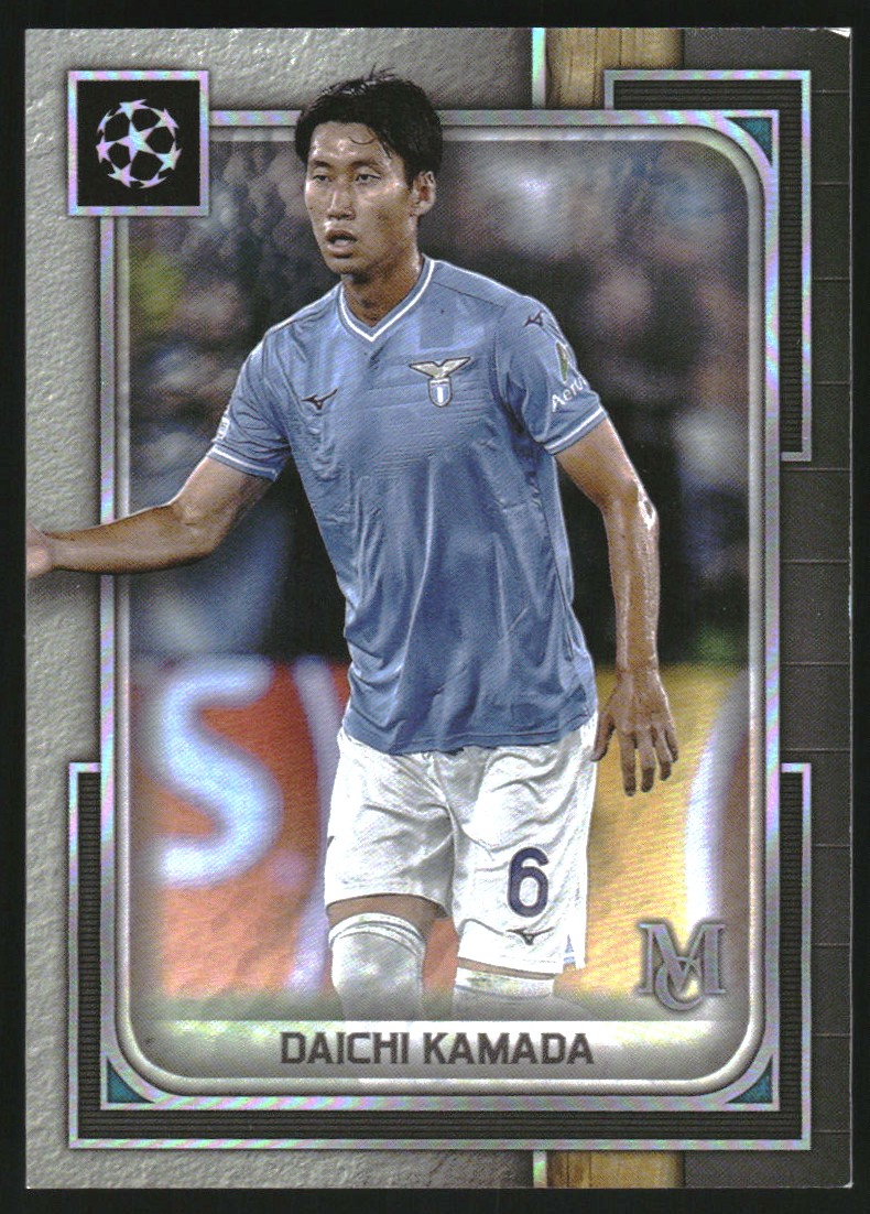 2023 Topps Chrome UEFA CC Golazo Blue Wave Refractor Daichi Kamada