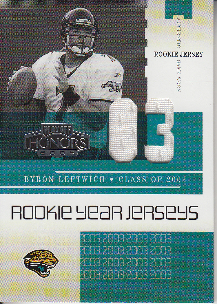 2004 Playoff Honors Rookie Year Jerseys #RY17 Byron Leftwich