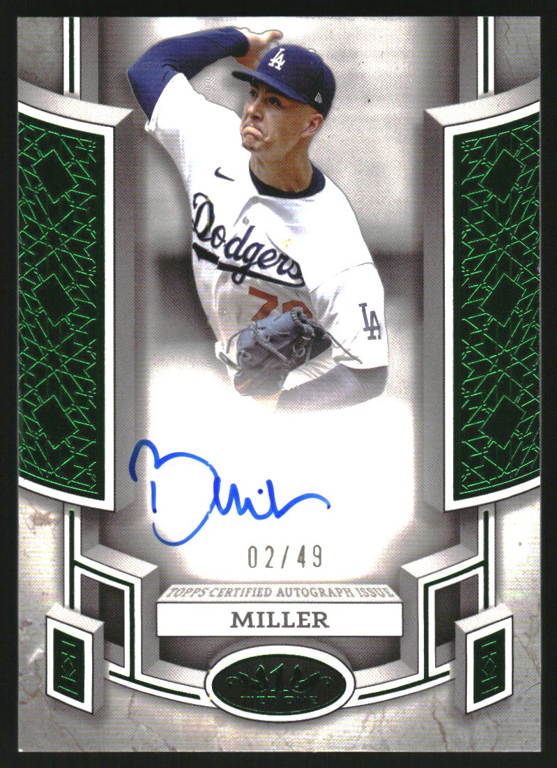 2024 Topps Tier One Break Out Autographs Green Foil #BOABMI Bobby 