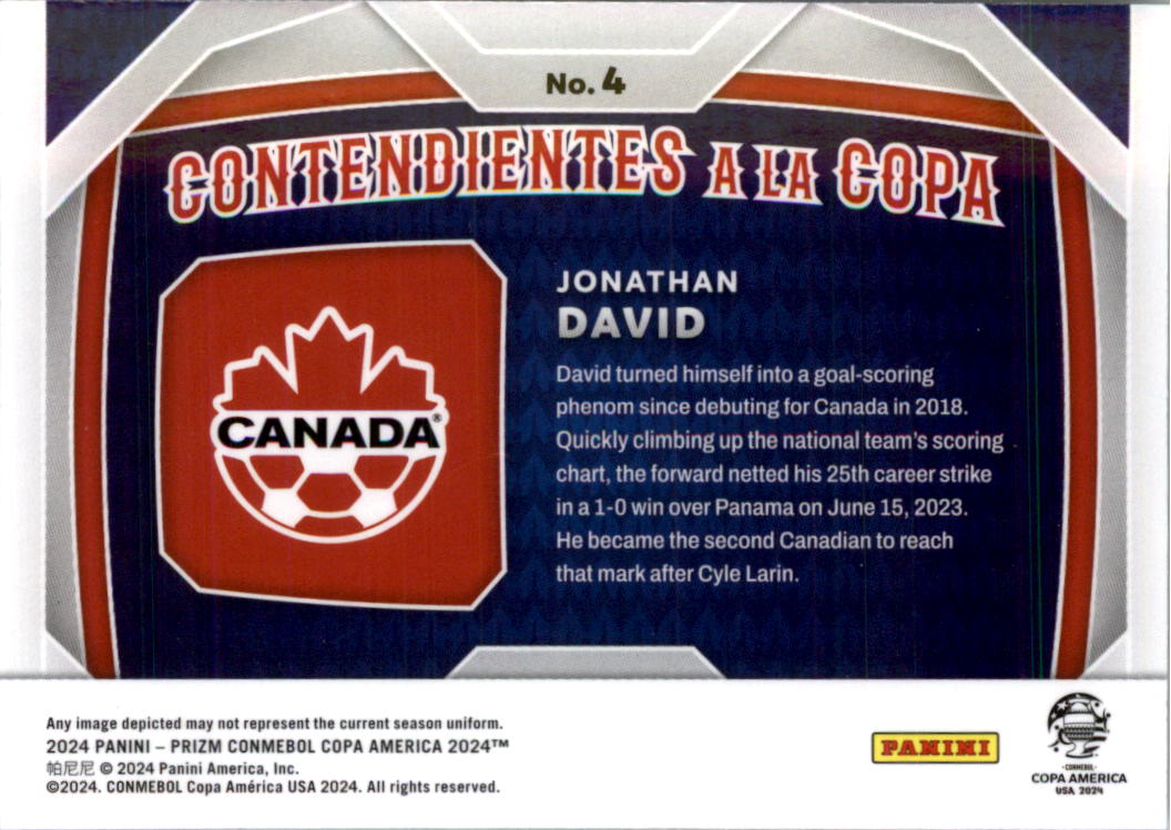 2024 Panini Prizm Copa America Contendientes a la Copa Soccer Card Pick (Insert) - Picture 7 of 53