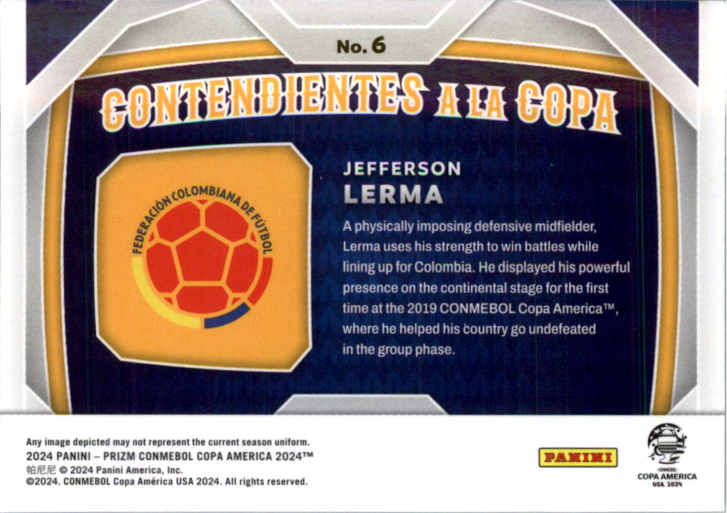 2024 Panini Prizm Copa America Contendientes a la Copa Soccer Card Pick (Insert) - Picture 11 of 53