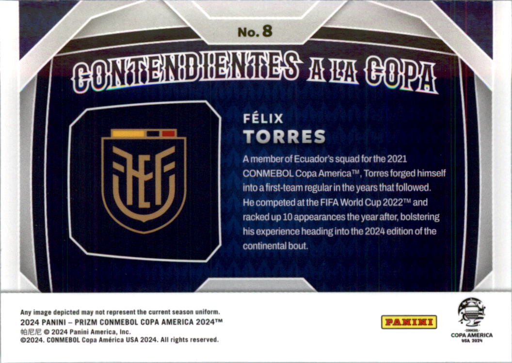 2024 Panini Prizm Copa America Contendientes a la Copa Soccer Card Pick (Insert) - Picture 15 of 53