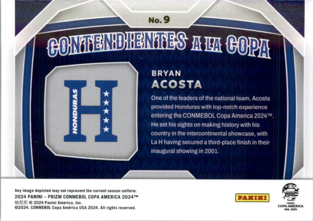 2024 Panini Prizm Copa America Contendientes a la Copa Soccer Card Pick (Insert) - Picture 17 of 53