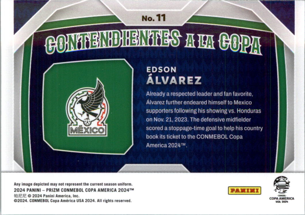2024 Panini Prizm Copa America Contendientes a la Copa Soccer Card Pick (Insert) - Picture 19 of 53