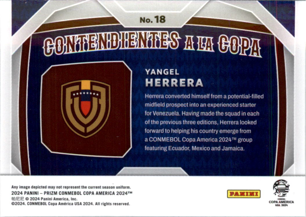 2024 Panini Prizm Copa America Contendientes a la Copa Soccer Card Pick (Insert) - Picture 27 of 53